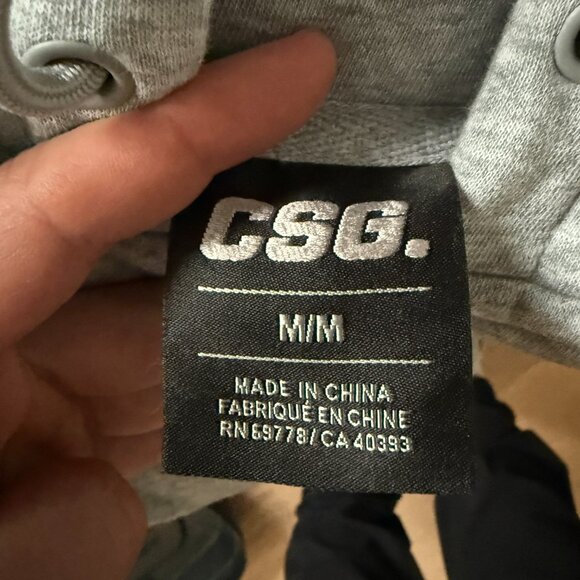 Grey CSG Zip-up Hoodie - Picture 3 of 3